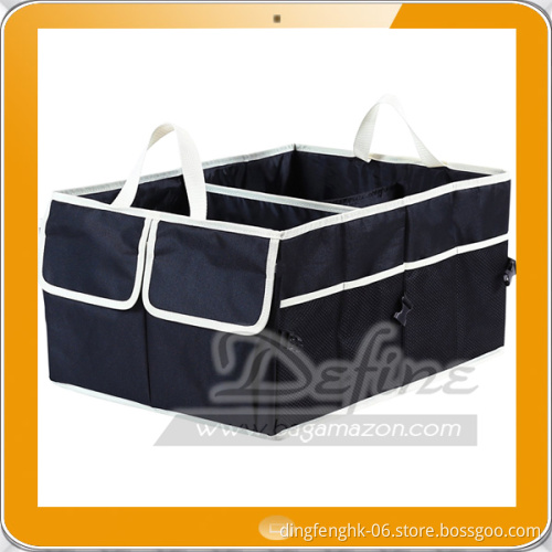 Fully Collapsible 3-Compartment Cargo Trunk Storage Organizer